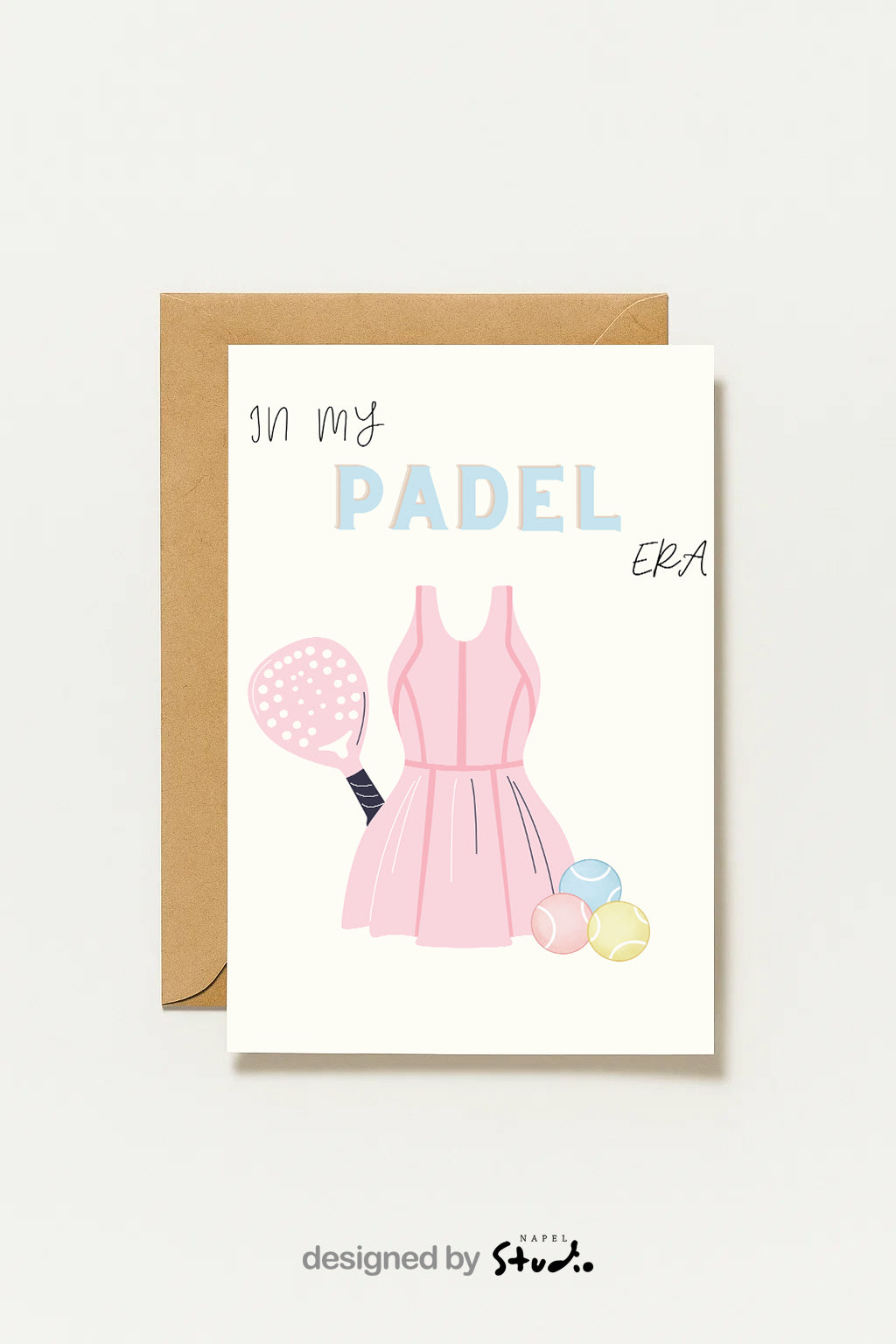 In my Padel Era | Grußkarte Padel