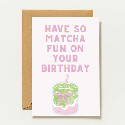 Passe un anniversaire inoubliable avec Matcha ! | Carte d'anniversaire Matcha