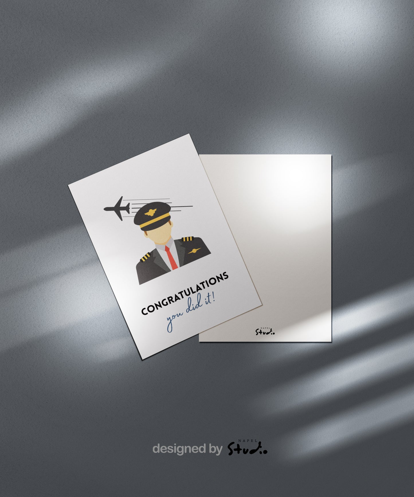 Pilot Glückwunschkarte | Abschluss Karte