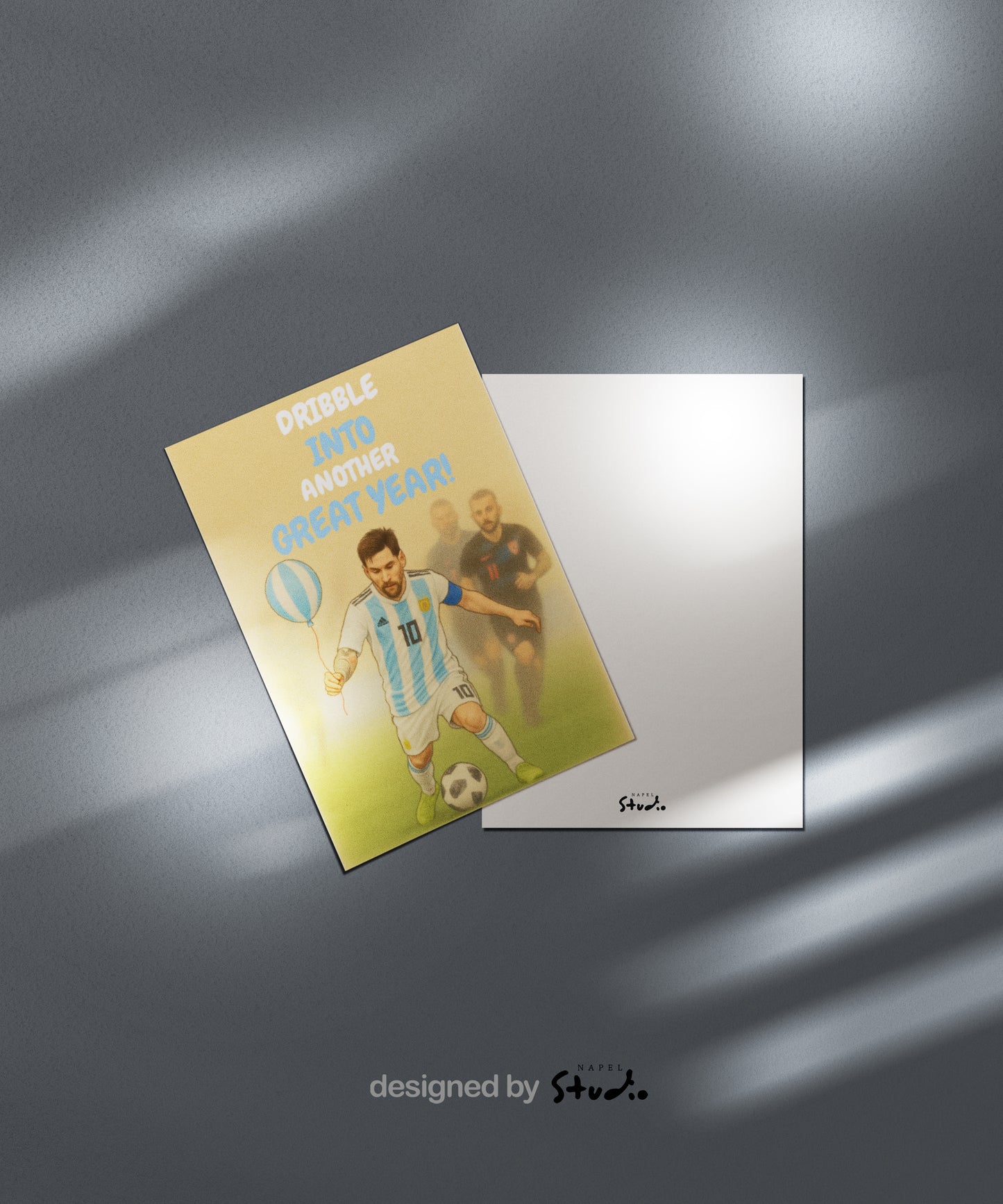 Fußball Geburtstagskarte | Messi