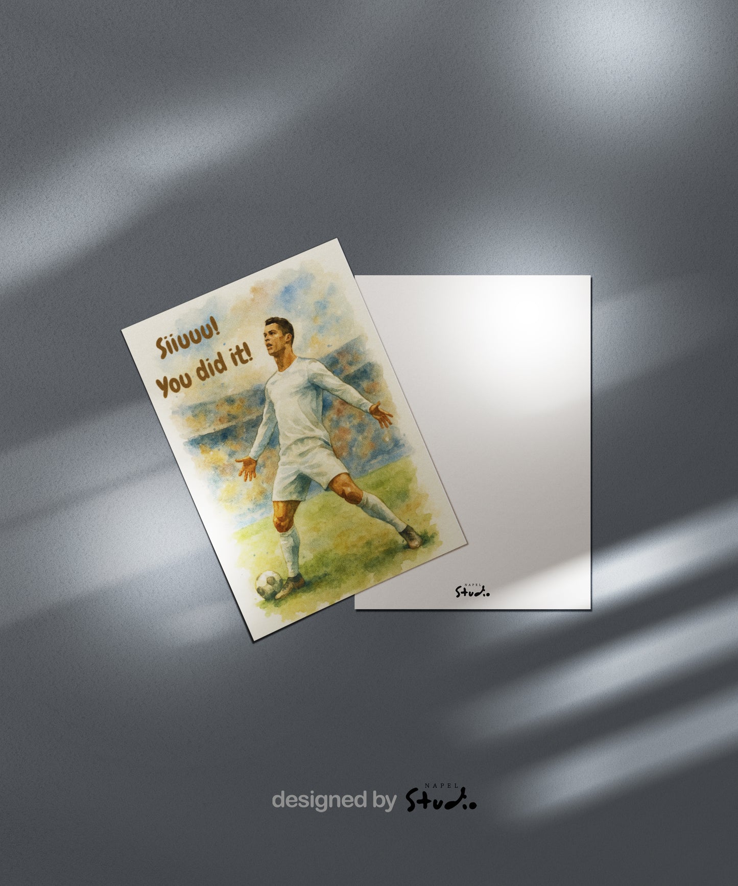 Fußball Glückwunschkarte Ronaldo | Siiiuuu! You did it