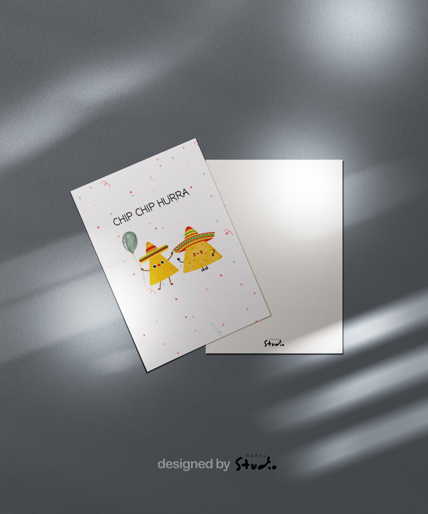 Humorvolle Grußkarte | Chip Chip Hurra