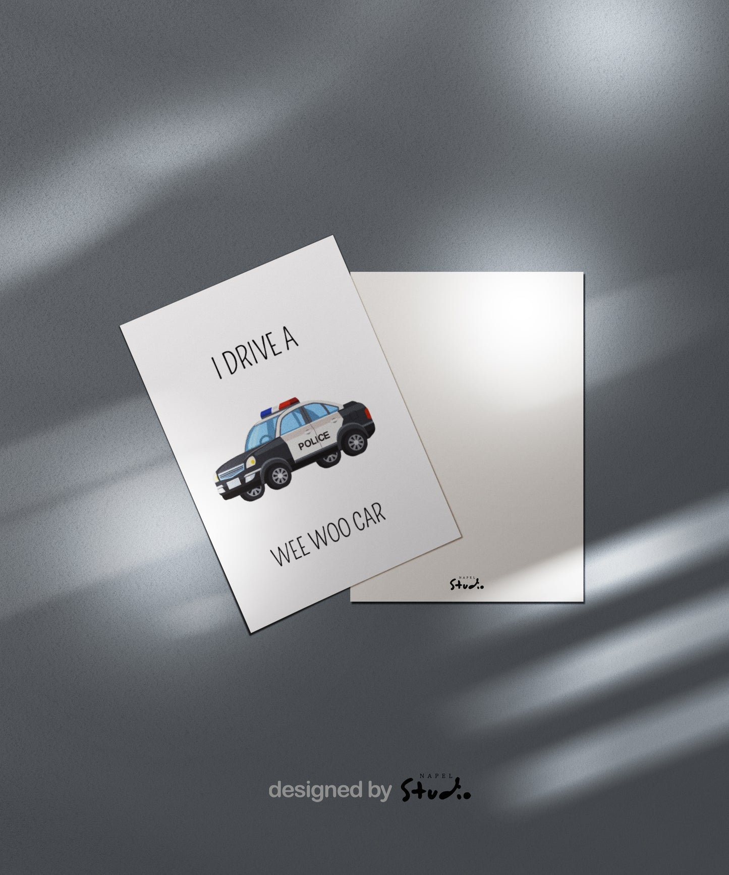 Lustige Polizeikarte | Humorvolle Karte für Polizisten & Polizei-Fans