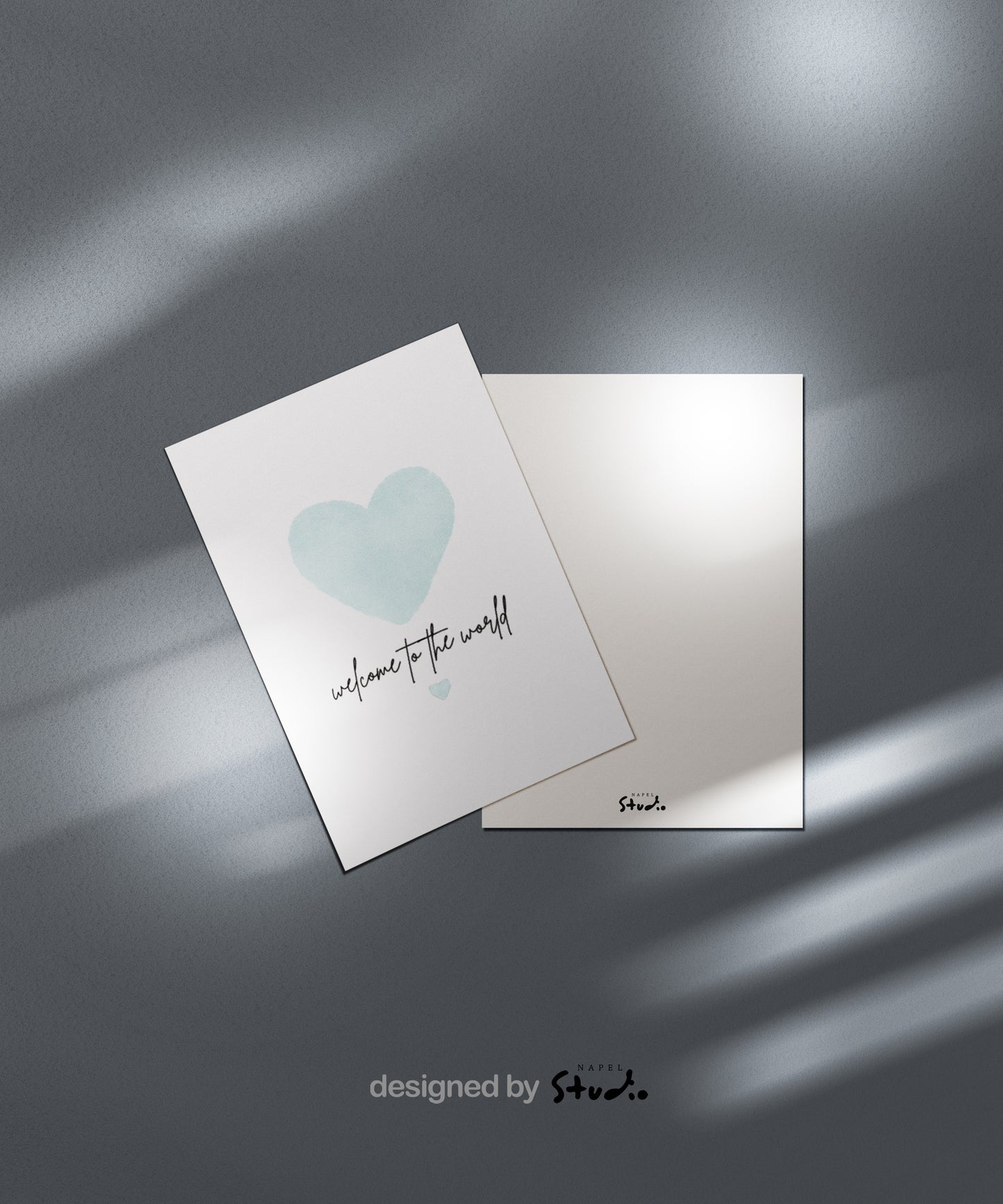 Welcome to the World | Grußkarte zur Geburt