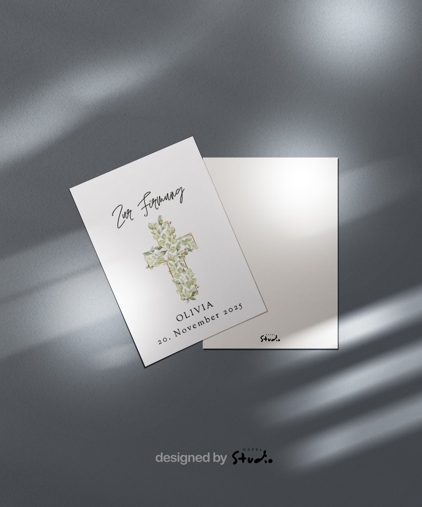 Zur Firmung | Personalisierte Grußkarte